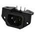 703W,AC Power Receptacles,AC Male Power Inlet Receptacle with Flange 250V 15A