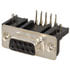 JKEY9S3D13,D-Subminiature,Connector D-Sub .590" Set Back Right Angle Female 9 Pin Long Metal Housing