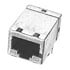 5569564-1,Modular Jacks & Plugs,Connector RJ-45 Female 8 Position 2.54 mm Solder Right Angle Thru-Hole 12 Terminal 1 Port Cat 3