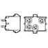 643424-1,Pin & Socket,6 Position Universal MATE-N-LOK Header Assembly Polarizing 94VO