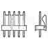 640445-9,Headers and PCB Receptacles,Connector Wire to Board Header 9 Position 3.96mm Solder Straight Thru-Hole