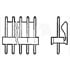 640388-9,Headers and PCB Receptacles,Connector Wire to Board Header 9 Position 3.96mm Solder Straight Thru-Hole