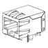 43202-4101,Telecom & Datacom,Connector Telephone/Telecom Receptacle 4 Position 2.54mm Solder Right Angle Thru-Hole 4 Terminal 1 Port Tray Cat 3/Cat 4