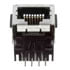 5555141-1,Telecom & Datacom,Connector RJ-45 Female 8 Position 2.54mm Solder Right Angle Thru-Hole 8 Terminal 1 Port Tray Cat 3