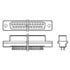 5207828-3,PCB Mount,Connector D-Subminiature Socket 25 Position 2.77 mm Solder Straight Thru-Hole 25 Terminal 1 Port