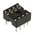 6000-8DW-R,DIP Soldertail,8-Pin Dual Wipe Low Profile Ic Socket 0.3 Inch Wide