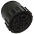 207485-1,Plastic, Commericial,Connector CPC Socket 16 Position Straight Cable Mount 16 Terminal 1 Port Automotive