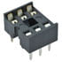 1-2199298-1,Sockets,6 Position Dual Wipe Ladder Style DIP IC Socket 0.3" Wide 0.1" Pitch