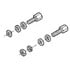 212447-2,Mounting Hardware,Connector Accessories Screw Lock Assembly Kit Kit Female Passivated Stainless Steel