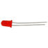 BVU-5M1QN1,Standard 5mm,LED Orange Red Diffused 5mm (T-1 3/4) 615nm 600mcd