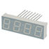 A-394E,7-Segment,LED Display 7-Segment Red 0.40 Inch 4-Digit Common Anode RHDP