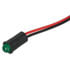 UT2U1G-H113-R801-W05,Panel Mount Indicators,Panel Mount LED Indicator Diffused Green 12V 572nm T-1 3/4 .25" Mtg. Hole