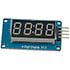 TM1637-JVP,7-Segment,TM1637 4-Bits Digital Red LED Display Module for Arduino 7-Segment 0.36" 4-Digit Clock Anode Serial Driver Board