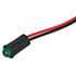 UT2U1G-H113-W06,Panel Mount Indicators,Panel Mount LED 5mm Diffused Green 12 VDC 12mA 572 nm 8 mcd 24" Wires