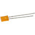 GL8HY21,Special Shapes,Yellow LED Indicator 2x5mm Yellow Diffused 585nm 8mcd 2V