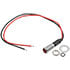 FL1M-8FW-1-12VRED,Panel Mount Indicators,8mm LED Panel Mount Indicator Red 12 VDC Chrome Bezel 20cm Wires