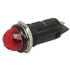 R9-71B-05-12V-RED-R,Panel Mount Indicators,Panel Mount Lamp Red 12V .625" Mtg. Hole Solder Terminals with Lamp