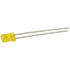 LTL643Y,Standard 5mm,Standard-Output Flat Top LED T1-3/4 (5mm) Yellow Diffused 590nm 18mcd