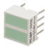 HLMP-2800,Bar Array,LED Circuit Board Indicator 2 Bar Green 0.35"W x 0.15"H Segments DIP-8