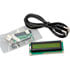 SCL16012A_USB,Character Displays,USB-Powered 16x2 Character LCD Module Yellow/Green Backlight