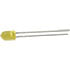 LTL-10254W,Standard 5mm,LED T1-3/4 (5mm) Yellow Point-Source 585nm 2.6V 20mA 60mcd 30 Degree