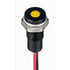 1713824,Panel Mount Indicators,Yellow Flush LED Indicator 0.2" Indicator 8" Wires Black Body