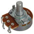 24N-100K-15R-R,Potentiometers,24mm 100K Ohm 1/2W (500mW) 20% Potentiometer Linear Taper Round Shaft