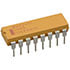 MDP1601-102G,Network, DIP,1K Ohm Bussed Resistor Network Array 2% 125mW per Element 15 Resistor DIP-16