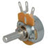 5W-PW-24H-20S-B50,Potentiometers,24mm Linear Taper Wirewound Potentiometer 50 Ohm 20% 5W 1/4"D Slotted Round Shaft 20mm L