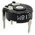 PT10MV10-473A2020S,Trimmers,10mm Carbon Trimmer Potentiometer 47K Ohm 0.15W (150mW) PC Pins 1 Turn Top Adjust