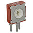 CE9H2.5-10K,Trimmers,5K Ohm 0.15W 3/8" Square Linear Taper Vertical Potentiometer Side Adjust