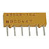 4306R-102-104,Network, SIP,3 Resistor Network/Array 100K Ohm 2% 300mW Power Per Element Isolated 6-SIP