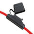 LPX-01B-6R,Fuses, Holders & Clips,In-Line 100A 32V Fuse Holder for ATX/APX Maxi Automotive Fuses 6 AWG Red