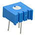 3386F-1-253,Trimmers,25KΩ 3/8" Square Sealed Cermet Trimmer Potentiometer Single-Turn Top Adjust