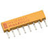 MSP08A016K80FDA,Network, SIP,Bussed Resistor Network Array 6800 Ohm 5% 200mW per Element 7 Resistor SIP-8