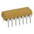 4114R-1-103LF,Network, DIP,Resistor Thick Film Net 10k Ohm 2% 2 Watt Isolated 14-Pin DIP Pin Through Hole