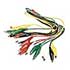 GAL01,Test Leads,10-Pack Alligator Clip Test Leads Multicolor 21 Inch Long