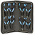 GPL-168,Hand Tools, Pliers & Tweezers,8 Piece Precision Plier Set with Zipper Case