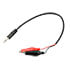 4181,Test Leads,Test Lead Alligator Clip Pair (Red/Black) to 3.5mm Mono Plug