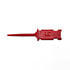 XKMRED,Test Clips,Red Micro-Hook Double Gripper with 0.025" Square Pins