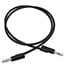 B-24-0,Test Leads,Test Cable Stackable Banana Plug to Stackable Banana Plug Black 24 Inch