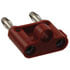 MDP-2,Test Plugs & Test Jacks,Red Solderless Stackable Double Banana Plug 15A