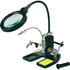 60004RC,Soldering, Tools,Helping Hand with LED Magnifier Lamp and Solder Holder