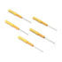 6411,Test Probes,Back Probe Pin Bright Yellow 10Pack Reachannel Upto 1" Deep 3A Max