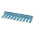 2708,Protection & Storage,9-Slot Test Lead Rack Holder 11.43mm Color Blue