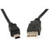 10U2-15106,USB Cables,USB-A Male to 5-Pin Mini USB 2.0 Cable 6 Feet Black