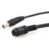 DC-166,2-Conductor,DC Extension Cable 2.1mm Male/Female 6' Straight Plugs Black 18AWG