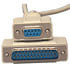 10D1-02306,D-Sub Cables,Serial Modem Cable Female To Male 6 Feet DB9F-DB25 for DB9 Serial Ports