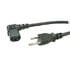 10W1-06210,3-Conductor,Power Cord 10 Feet AWG 18/3 SVT Black Right Angle Detach.Unshielded