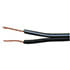 CAR45B-1K-R,Speaker Wire,Black 2 Conductor Bare Copper Power Speaker Cable 1000'